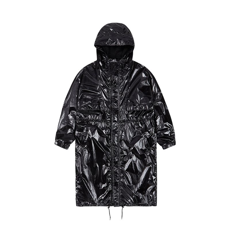 [24SS LSD COLLECTION] Hooded Nylon Raincoat_Black