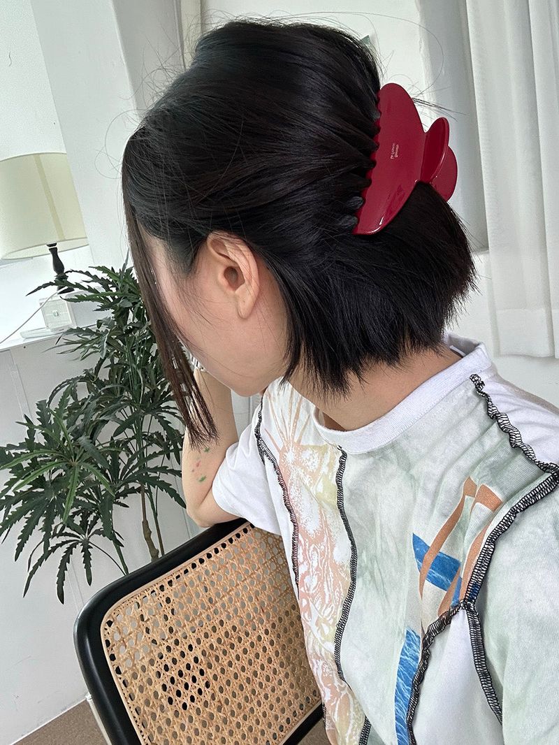 Classic shape hair clip (8color)