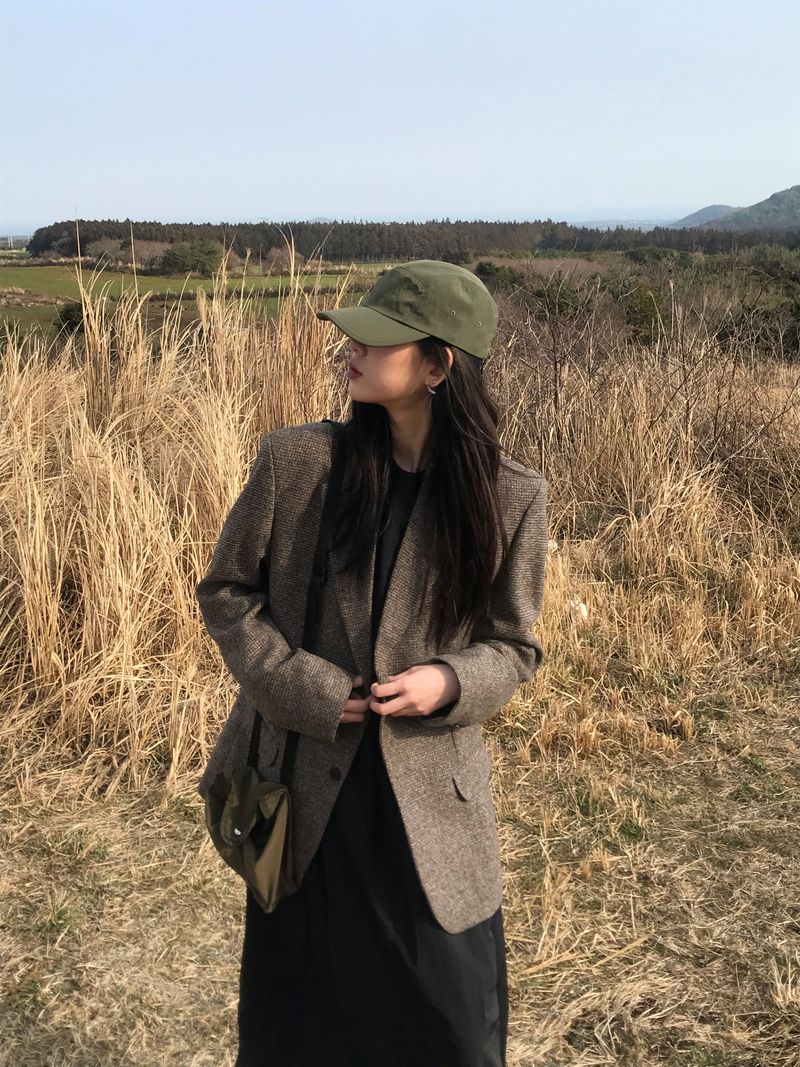 Tom check jacket