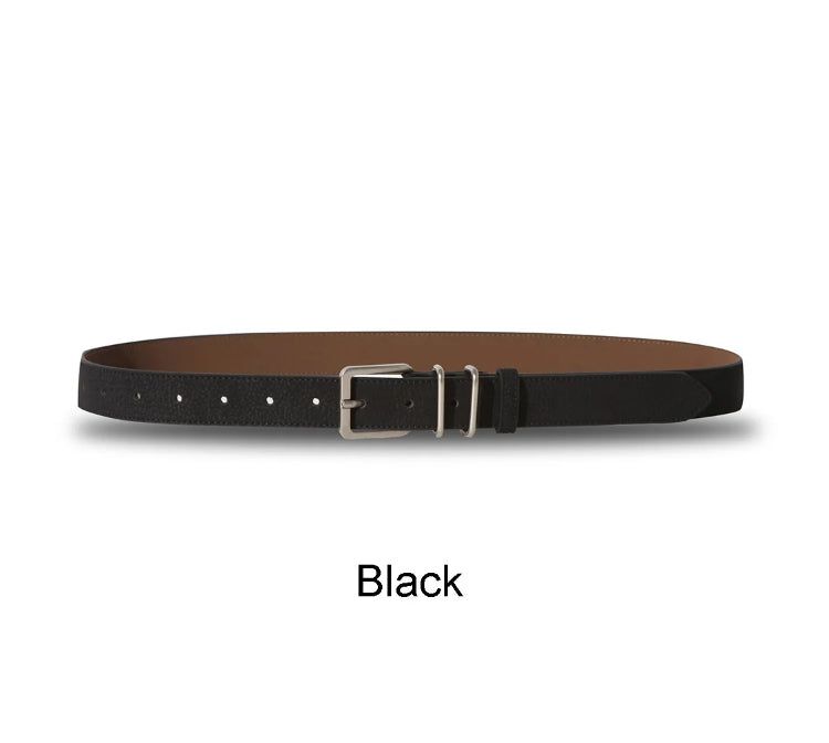 Beaded Matte Leather Belt