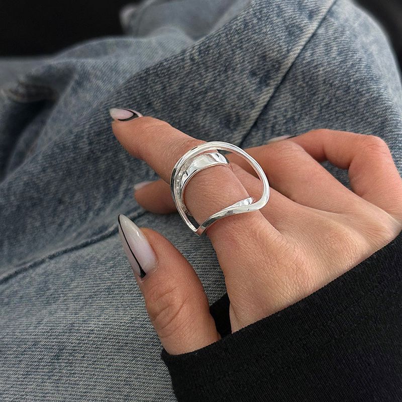 [925silver] Out frame ring