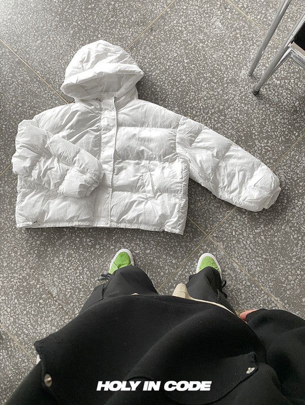 No.0471 big hood crop padding JP (4color)