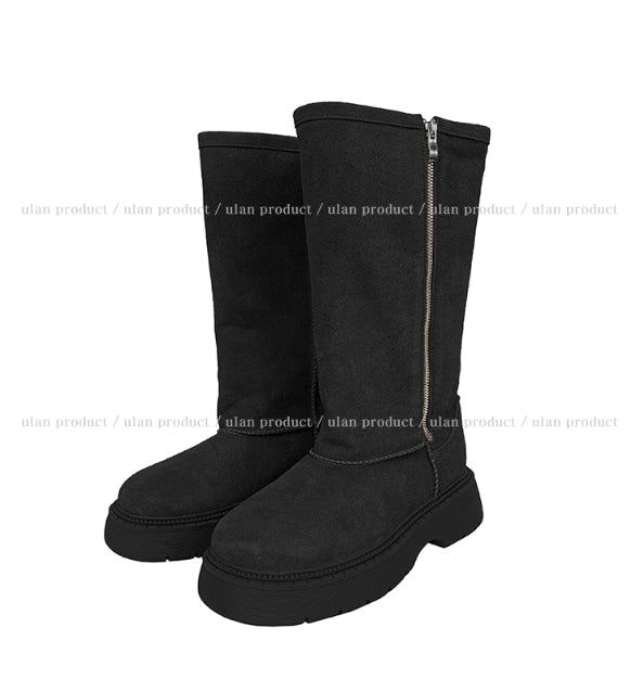Maxi zip up long ugg boots