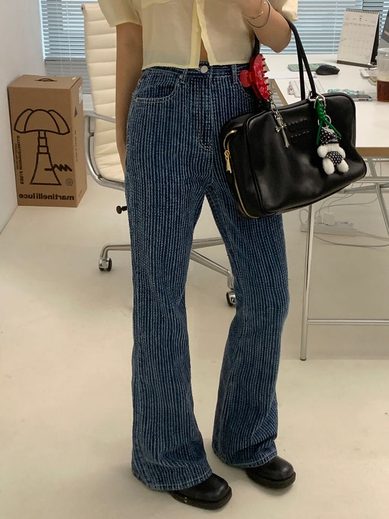 [MADE] Pharrell Punching Long Bootcut Denim