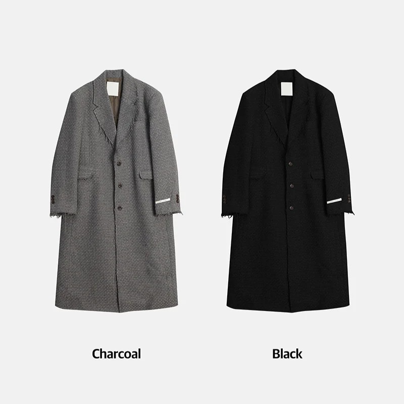 [F/W] Tweed cutting wool coat(2color)