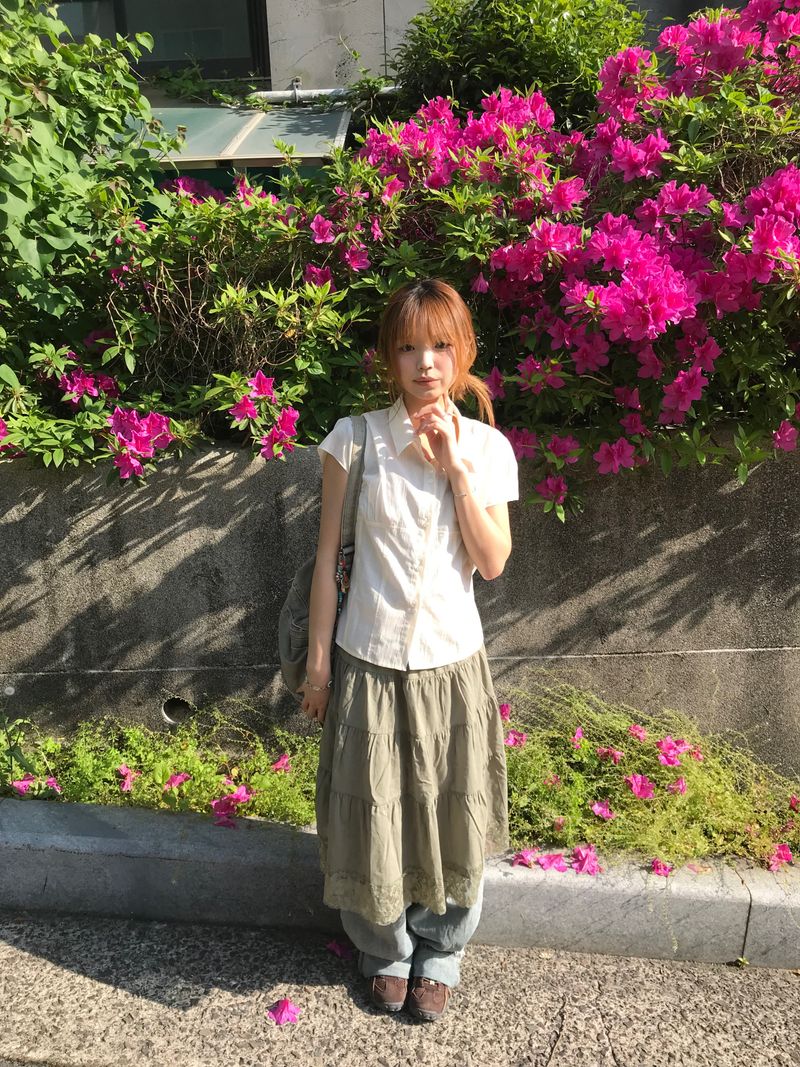 ディア ヴィンテージ レイヤード スカート