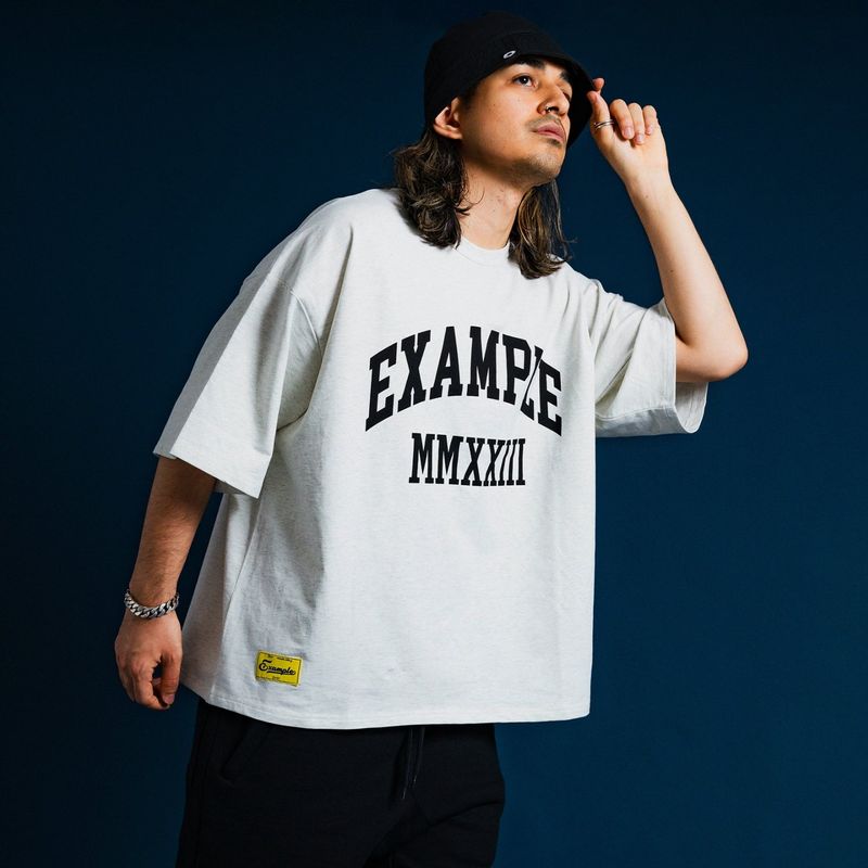 EXAMPLE（エグザンプル）の「EXAMPLE ARCH LOGO SLAB BIG SILHOUETTE S/S TEE（Tops）」