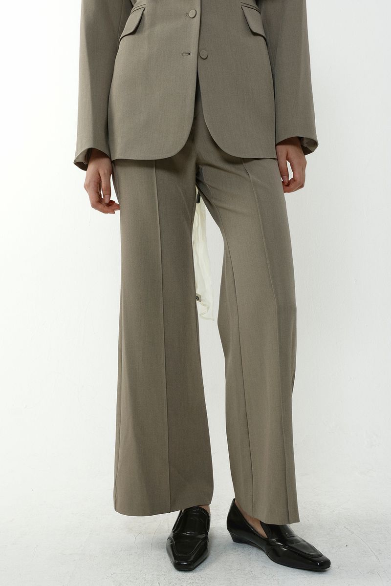 LE LINE LOW PANTS_BEIGE