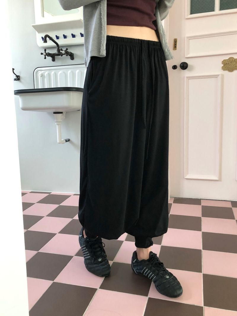Rien Shirred Harem Pants