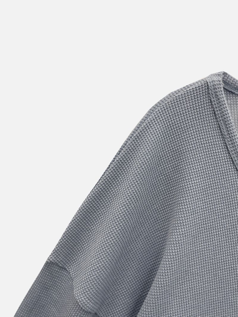 Module Basic Waffle Uniqlo Long Sleeve 4C
