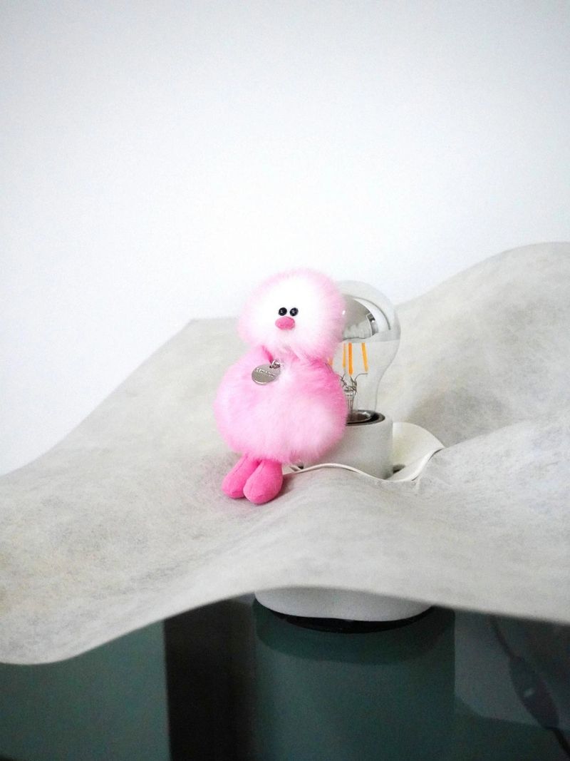 Cosymosy Mini Bird Keyring - Strawberry Sherbet