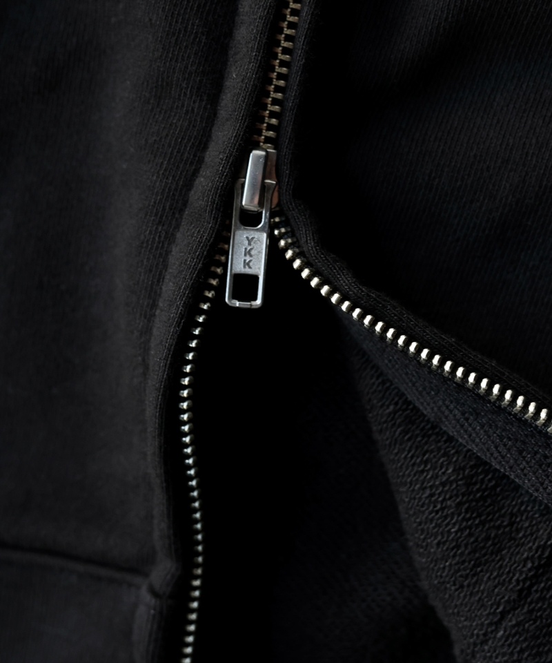  Raven Zip-up Hoodie - Black