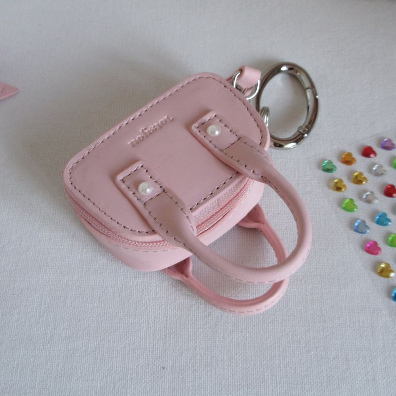 Tiny little bag Keyring L/PINK