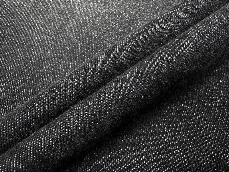 Check Skirt Layered Denim