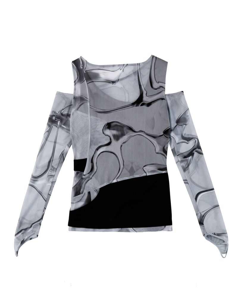 In&Out 3D Printed Top _ Black