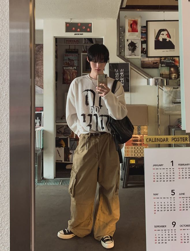 Orb Washed Double Pocket Cargo Pants