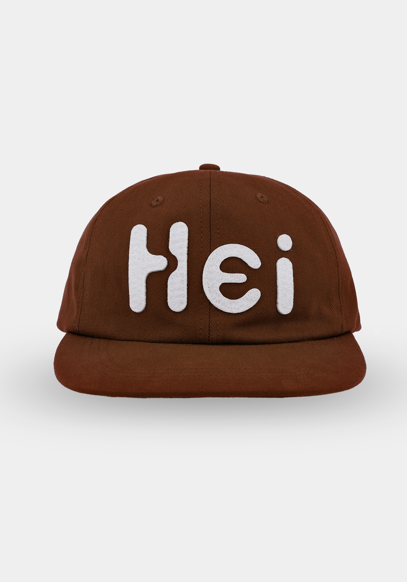 Heisan（ハイサン）の「Heiビッグロゴフェルトキャップ Brown（帽子）」