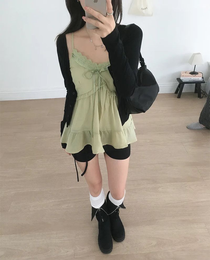 Jelly slim-fit long-sleeve cardigan (4 colors)