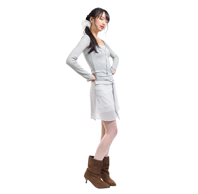 LILY LACE BOLERO SET-UP [GREY]