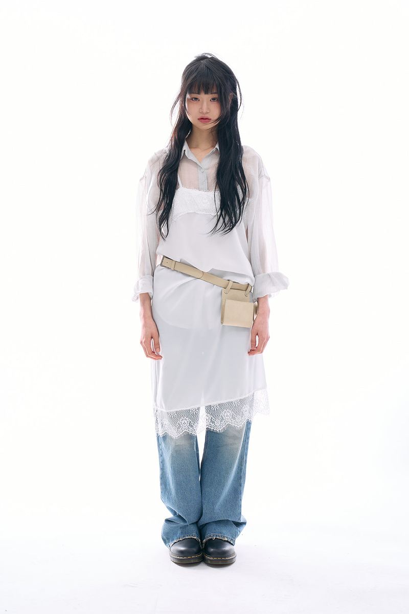 Vega washed denim pants
