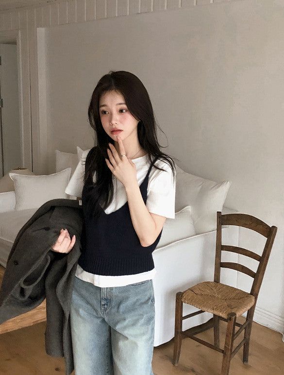 RV Basic Peach Warm Short Sleeve T-Shirt (5color)