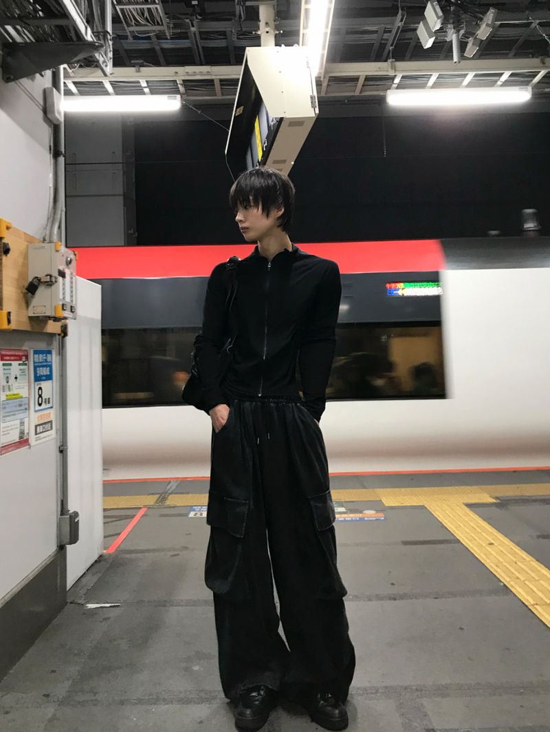 Washed Cargo Jogger Pants