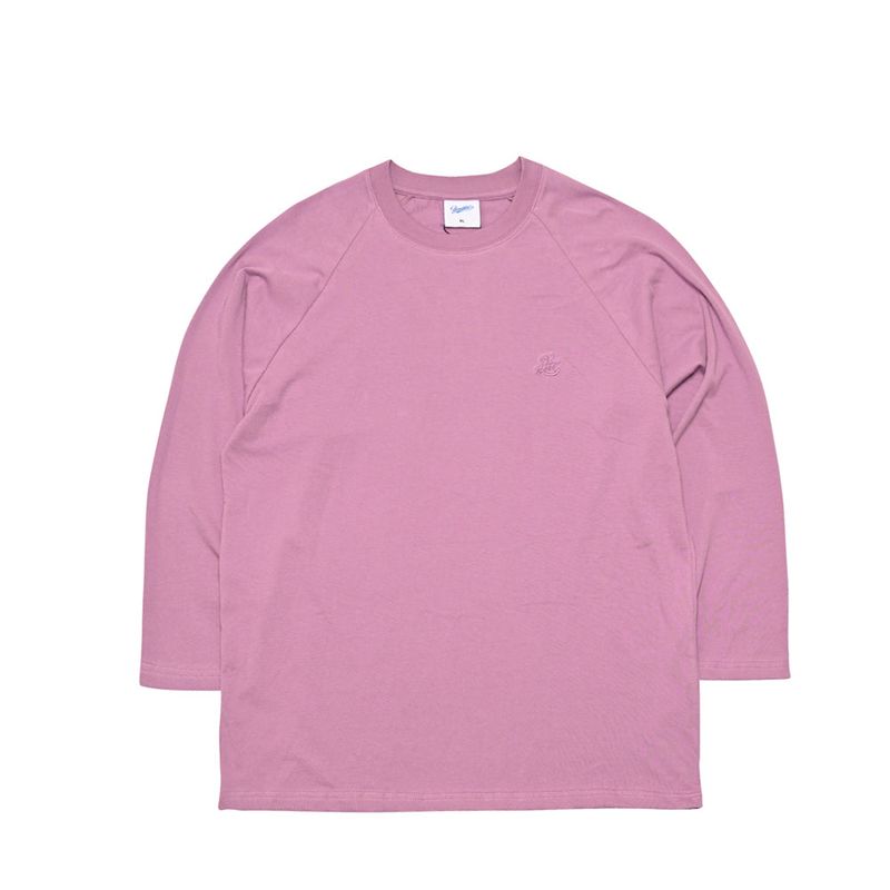 BSRABBIT(ビエスラビット)の「BSR2223FWPO084 OLD SCHOOL LOGO LONG SLEEVE PURPLE(Tops)」
