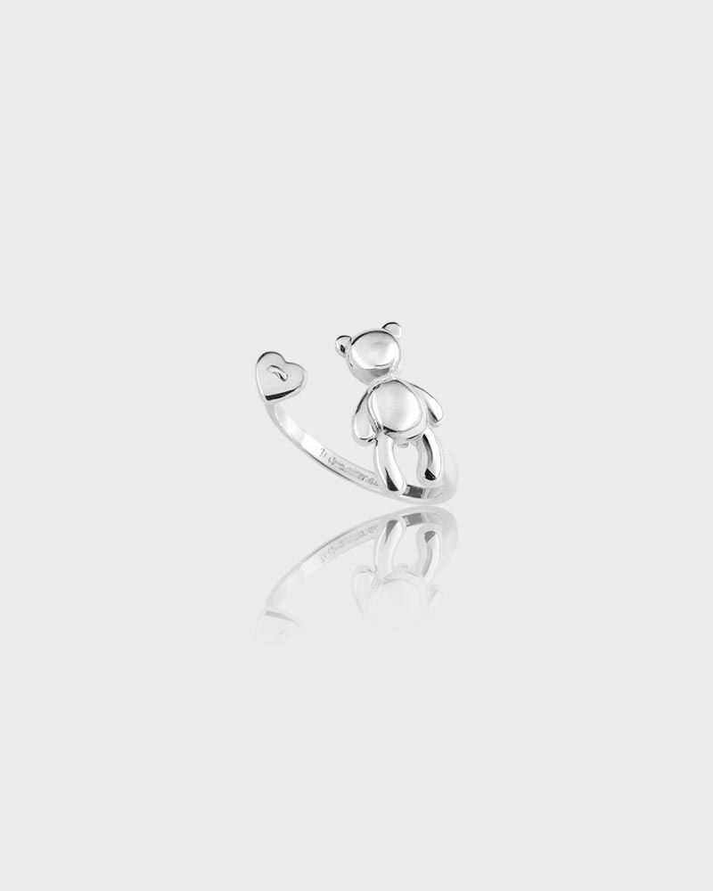 [925Silver] Bear hug ring