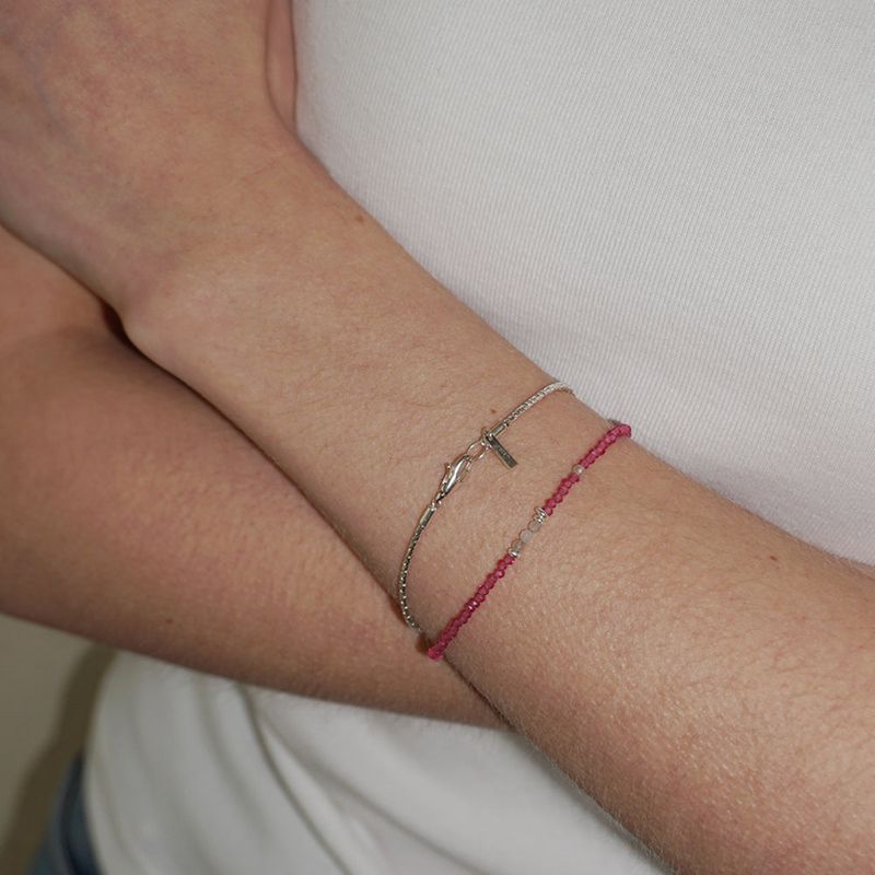 GLITTER BRACELET PINK