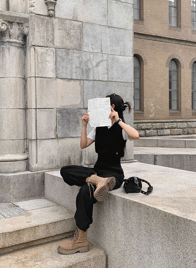 [2Type]Eyelet Shoulder & Cross Bag