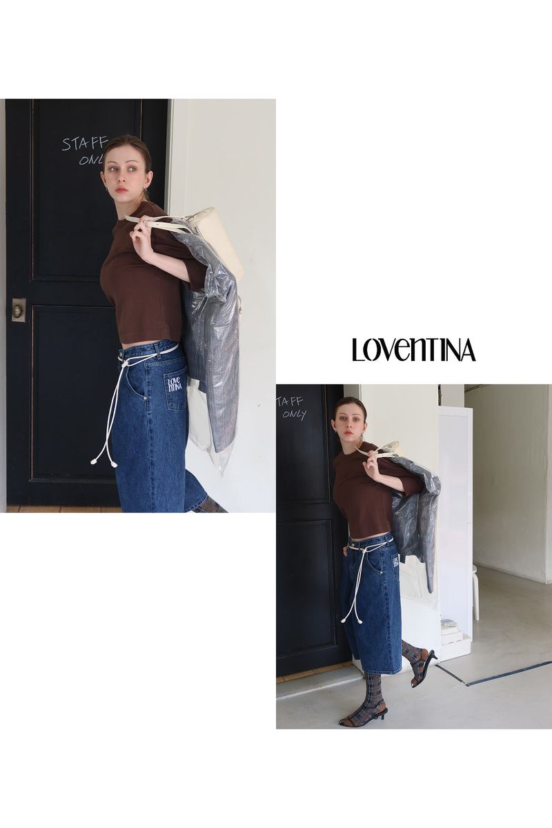 SILKET BIO 3/4 TOP_BROWN