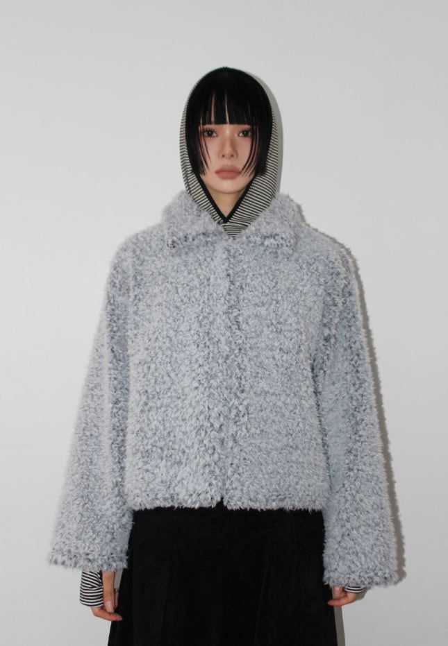 AAKE(アケ)の「FLUFFY FUR JACKET(Jackets/Outerwear)」