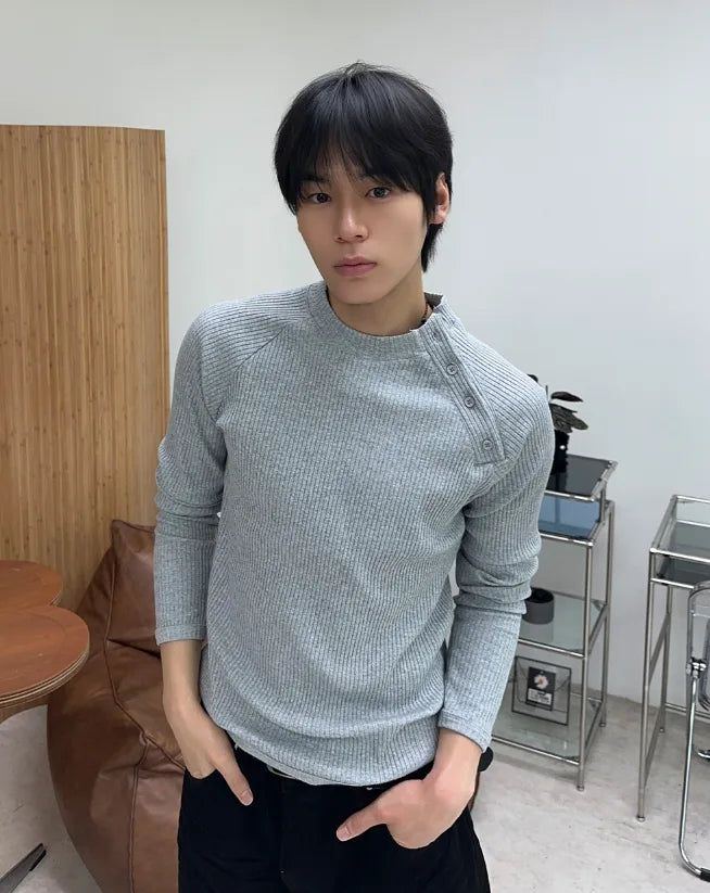 SATIIIZ（サティーズ）の「Dopa Muscle-Fit Ribbed Long-Sleeve Top（Tops）」