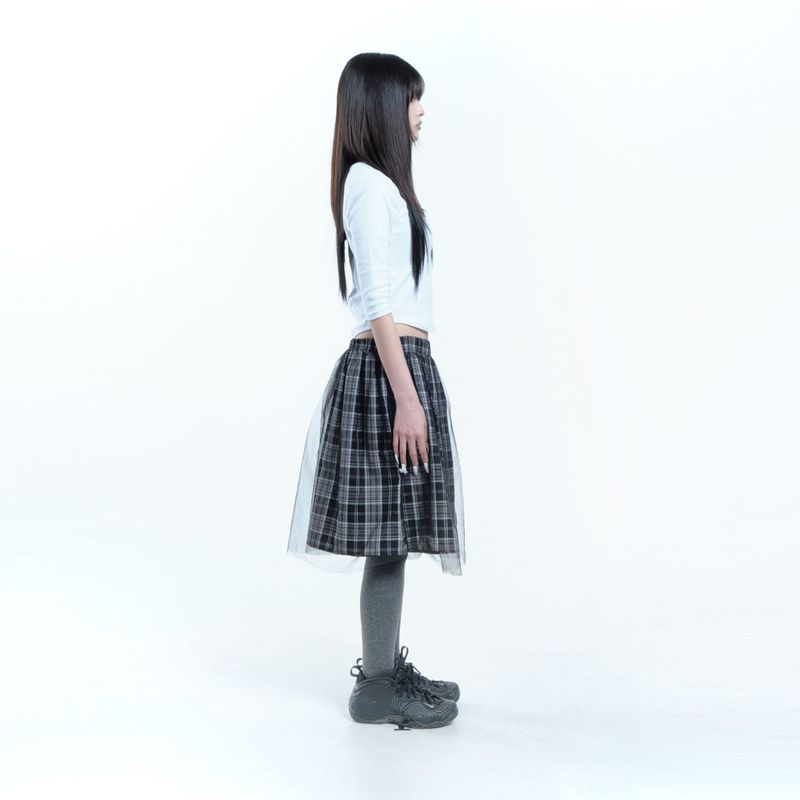 Layer tulle skirt Check