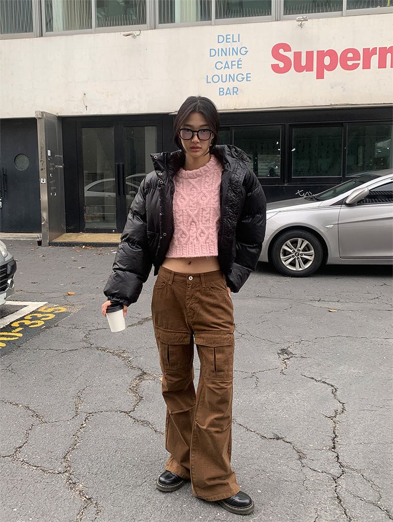 POUND CROPPED PADDING JACKET (6COLOR)
