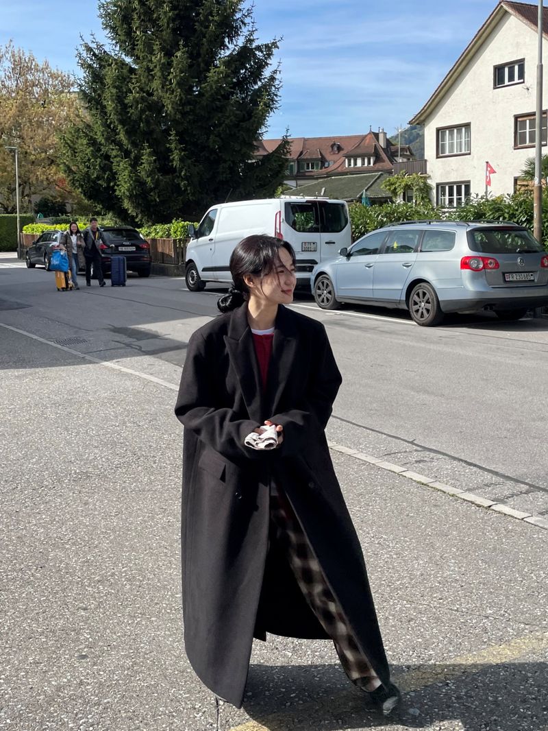 Eiffel length double maxi coat 