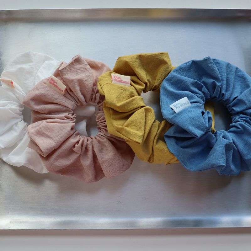 Bon weekend（ボン ウィークエンド）の「Sunny Dry Scrunchies 4-Piece Set（Hair Accessories）」