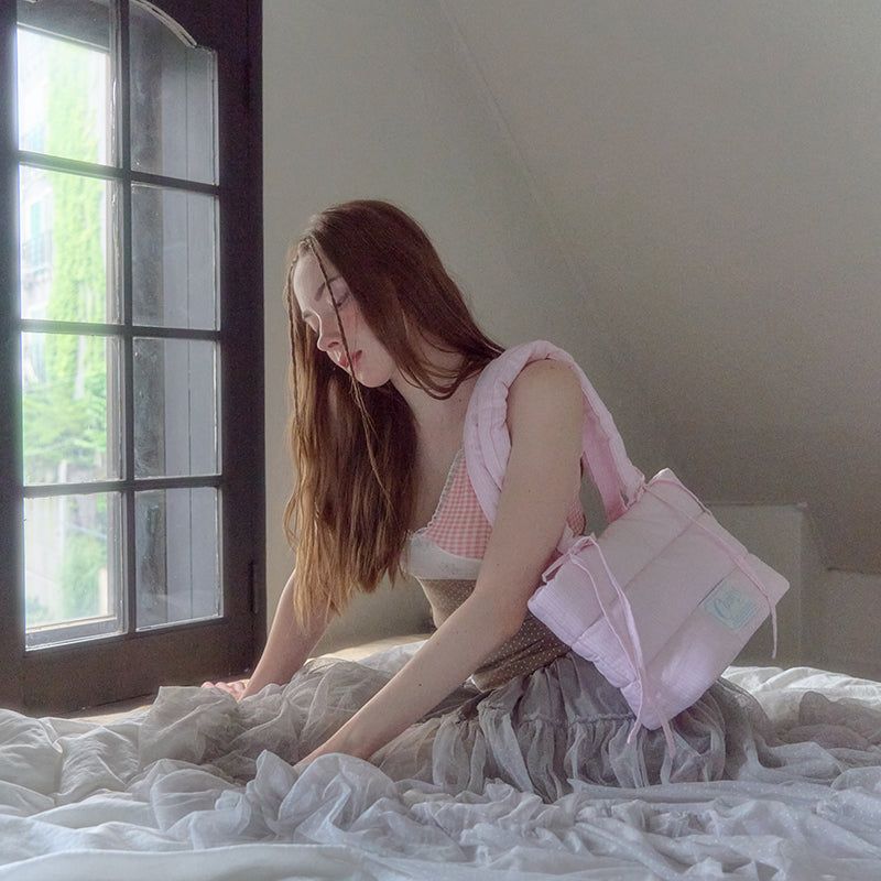 Pillow bag_pastel pink