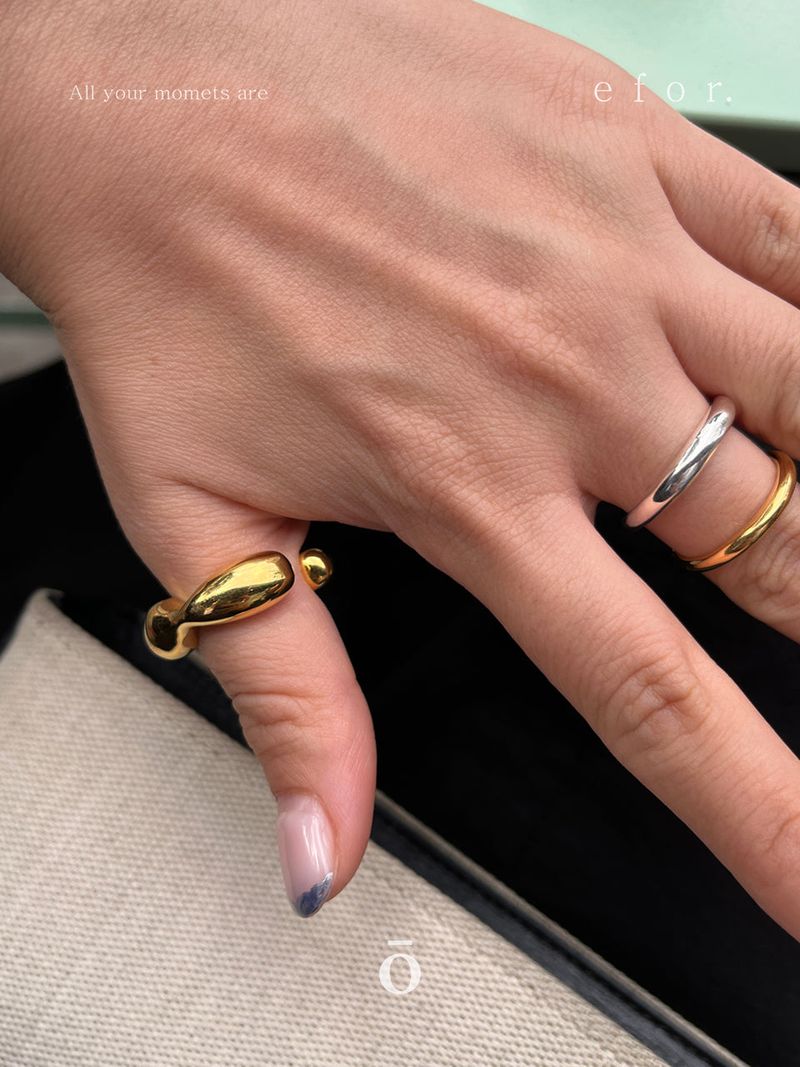 Wave Open Ring