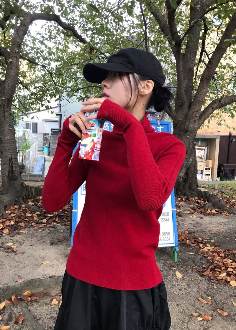 WOOL TURTLENECK KNIT