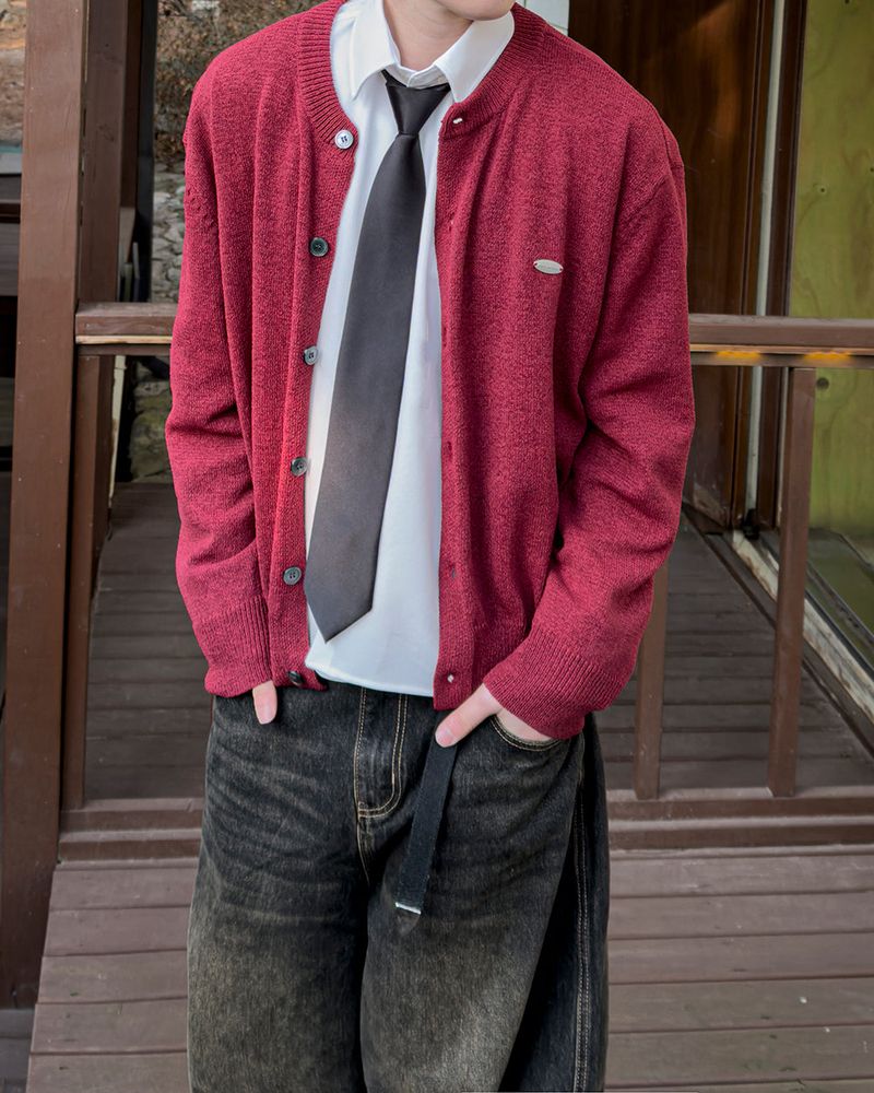 Brion Patch Knit Cardigan