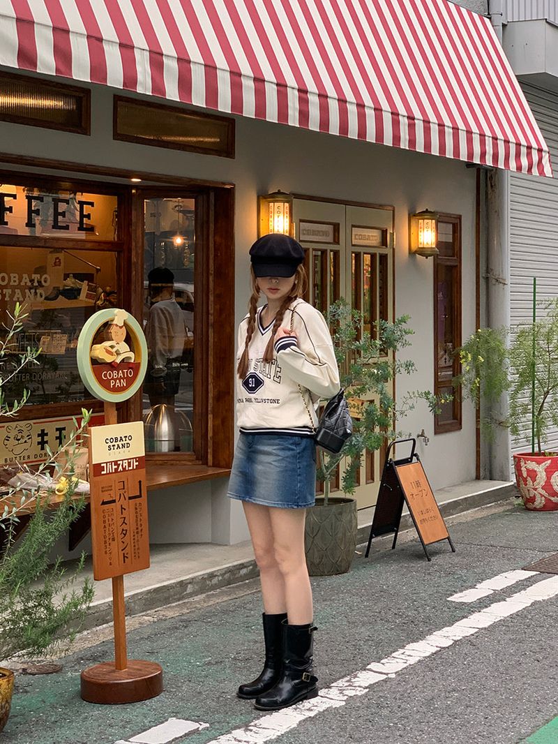 [MADE] Dune Y2K denim mini skirt