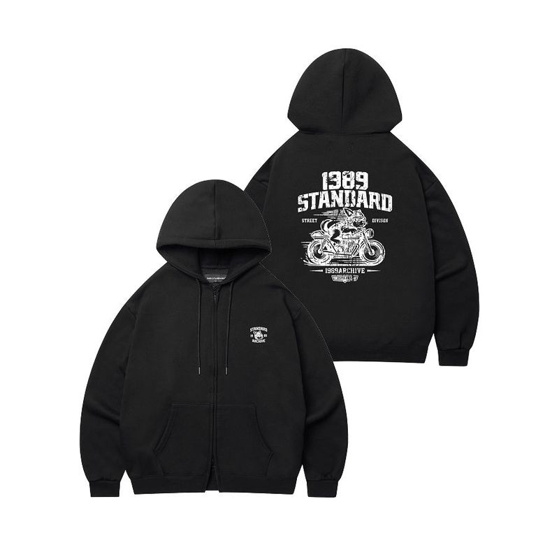 1989STANDARD（1989スタンダード）の「RIDING DOG 1989 Hoodie Zip-up (STJSTD-0261)（Tops）」