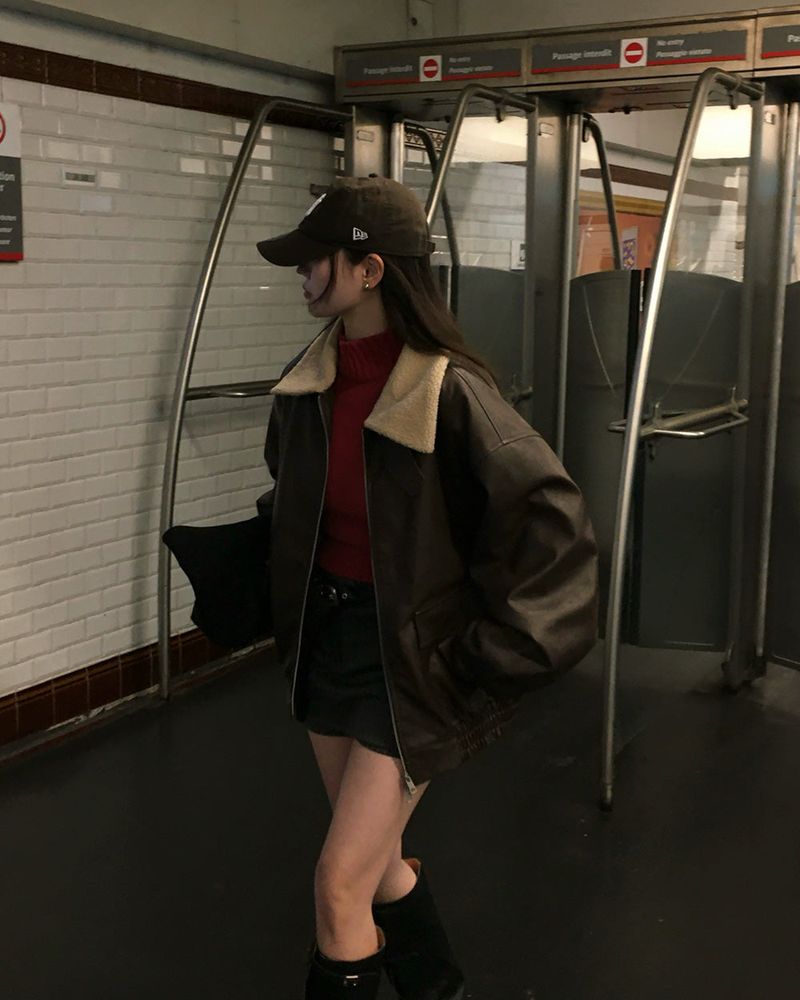 [ORIGINAL] Kyle Wool & Leather 2-Way Jumper