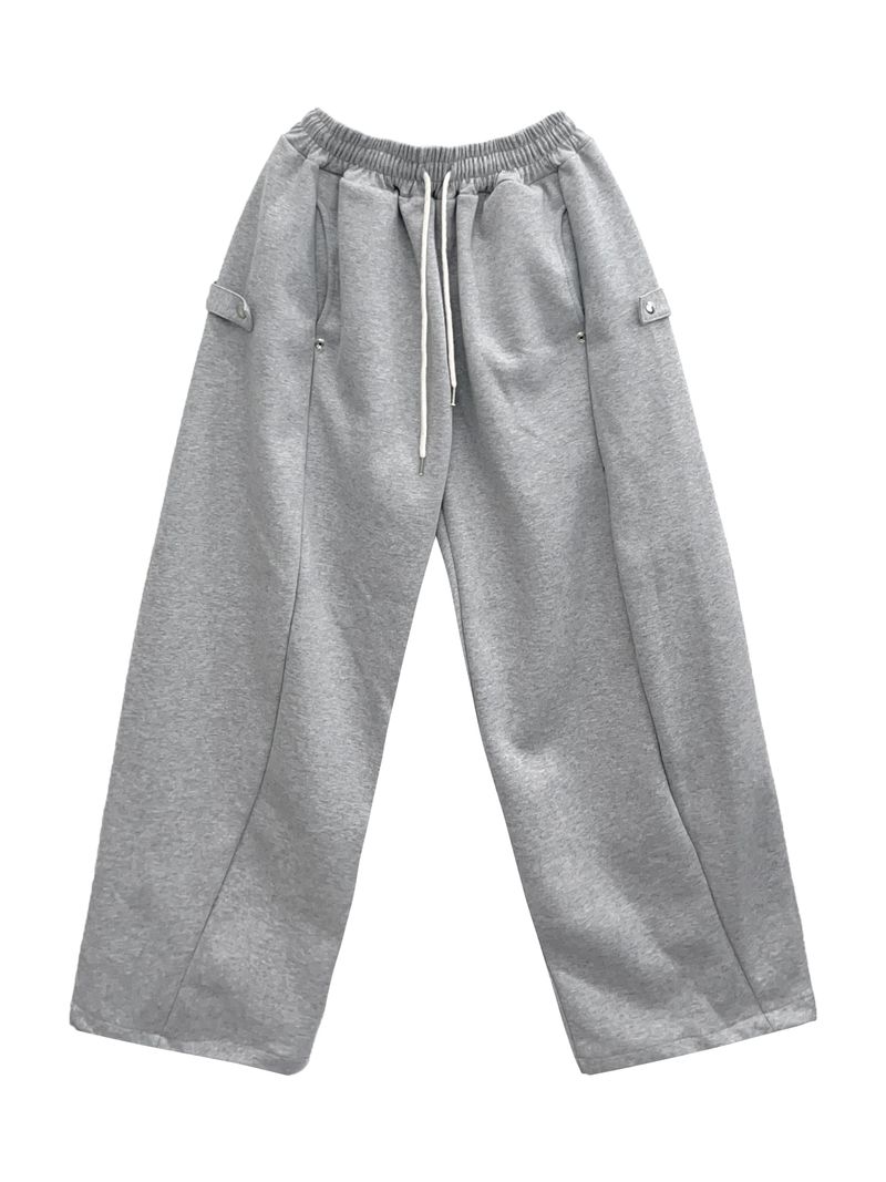 Pinch Side Snap Sweat Pants 6C