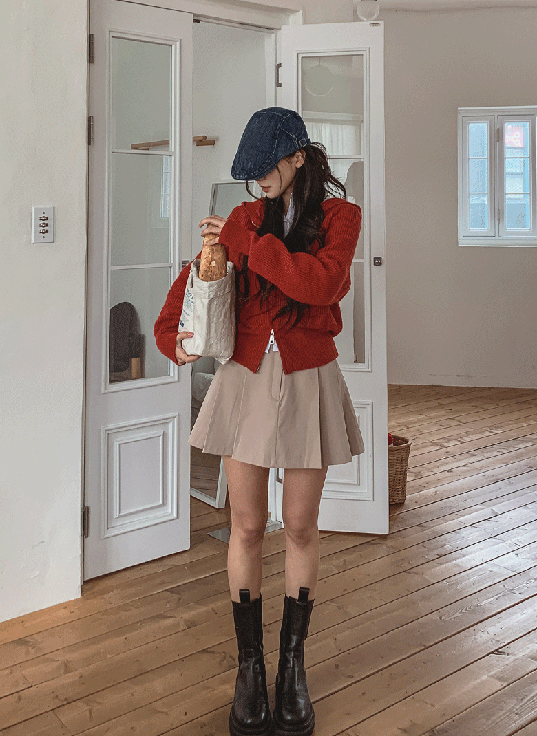 ULAN（ユレン）の「ウェザープリーツ半バンドスカート（Skirts）」