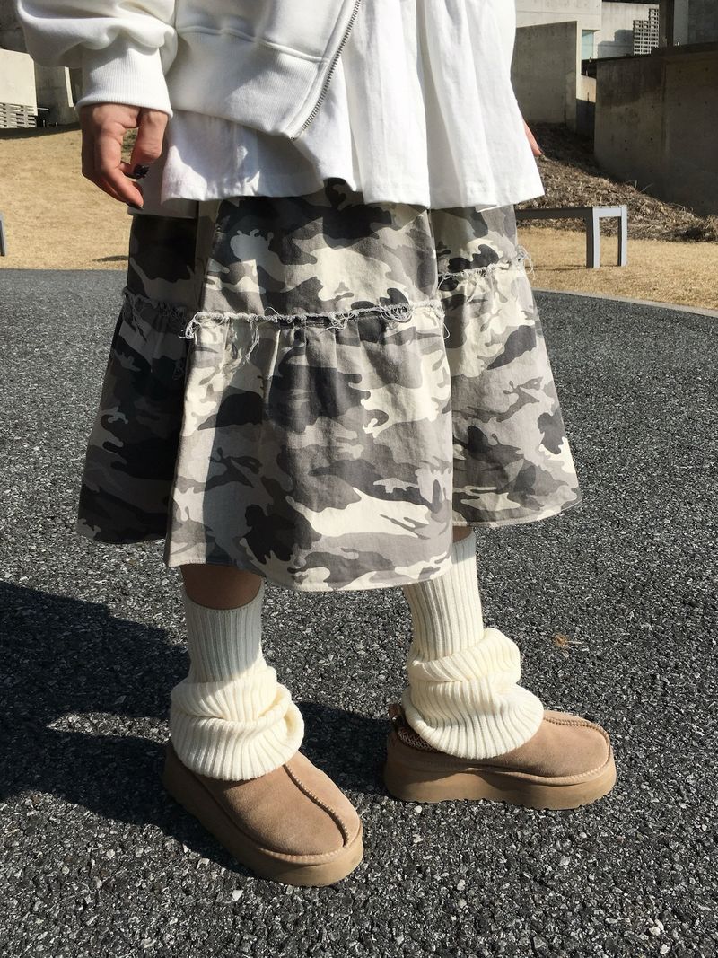 RITCORE(リットコア)の「Camo Military Kangkang Frill Skirt (2c) (Skirts)」