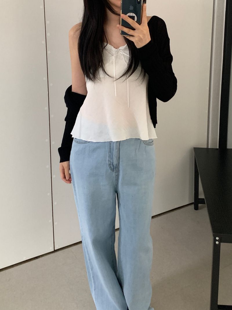 Richard Frill Sleeveless Blouse