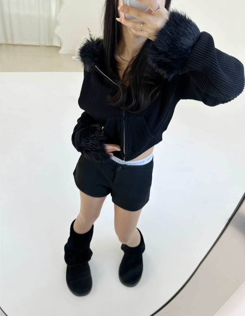(Y2K + HIP♥/ HOOD + WARMER POINT♥) - 2 COLORS