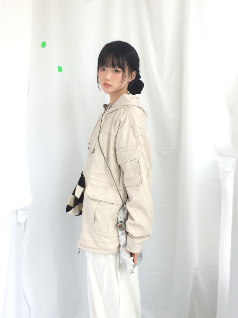Vintage Pocket Half Bomber Jacket